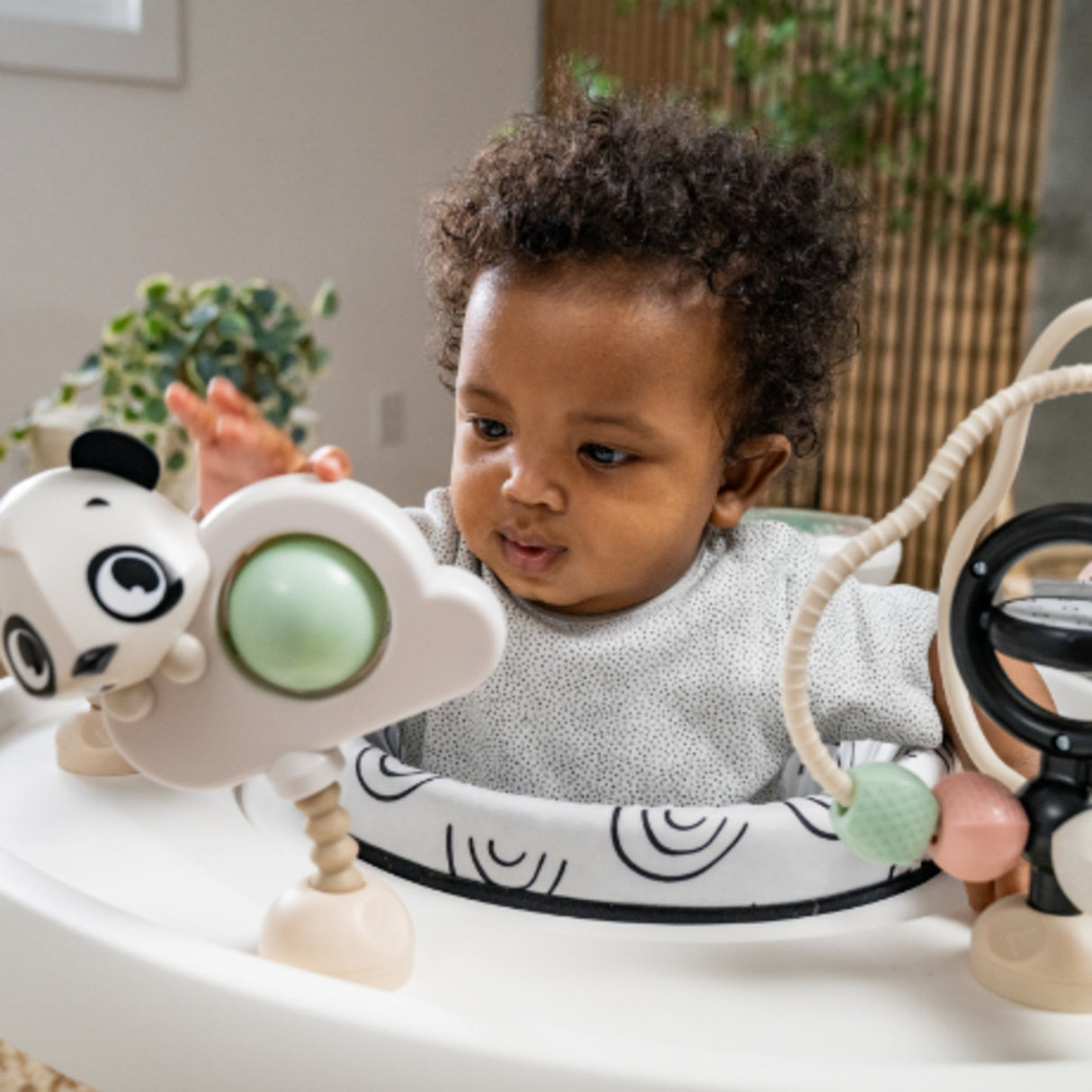 Tiny Love 5-in-1 Black & White Stationary Activity Center - Kid's Stuff Superstore