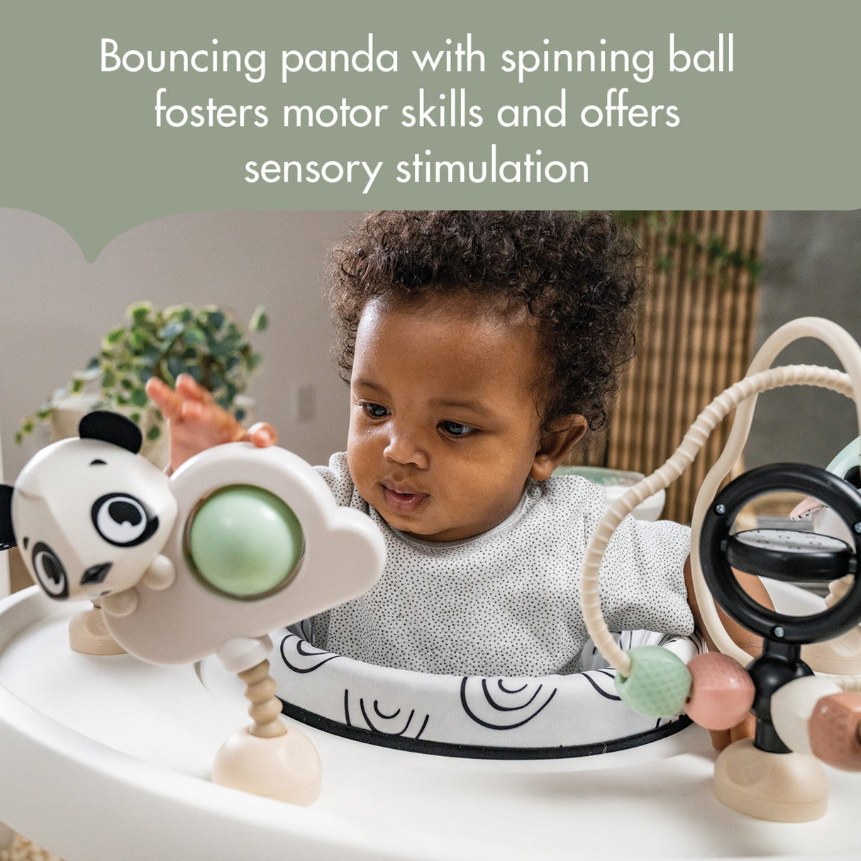 Tiny Love 5-in-1 Black & White Stationary Activity Center - Kid's Stuff Superstore