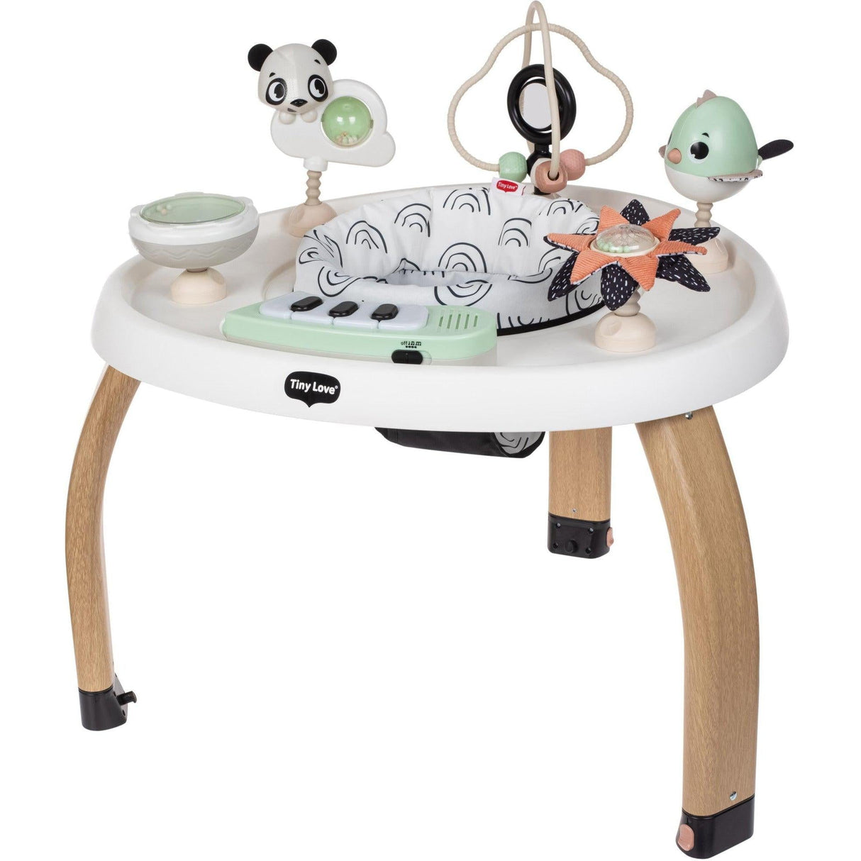 Tiny Love 5-in-1 Black & White Stationary Activity Center - Kid's Stuff Superstore