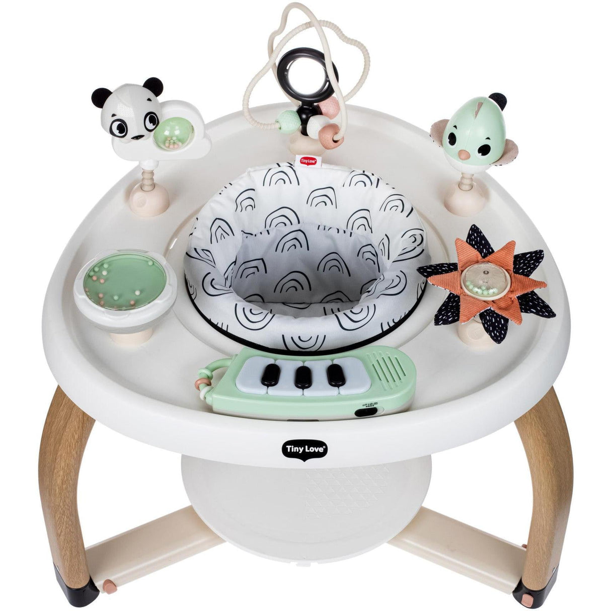 Tiny Love 5-in-1 Black & White Stationary Activity Center - Kid's Stuff Superstore