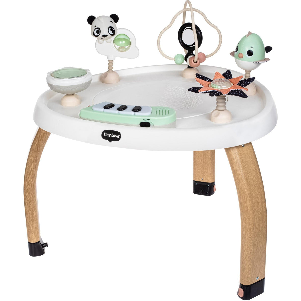 Tiny Love 5-in-1 Black & White Stationary Activity Center - Kid's Stuff Superstore