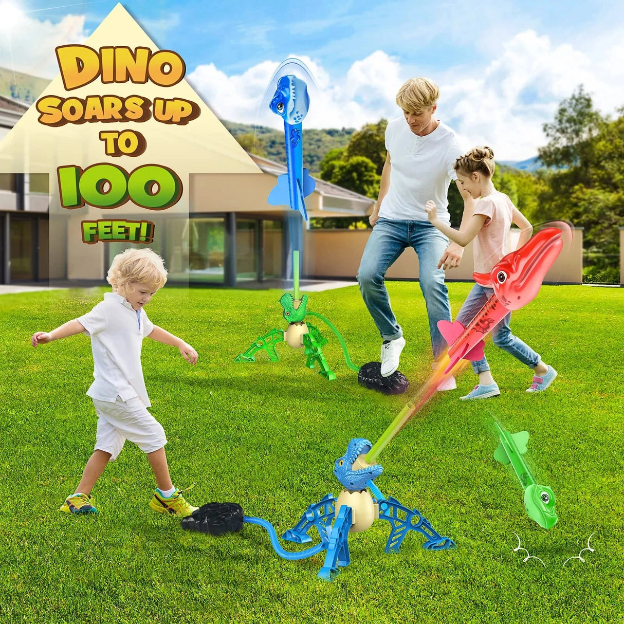 Dinasaur Rocket Launcher - Kid's Stuff Superstore