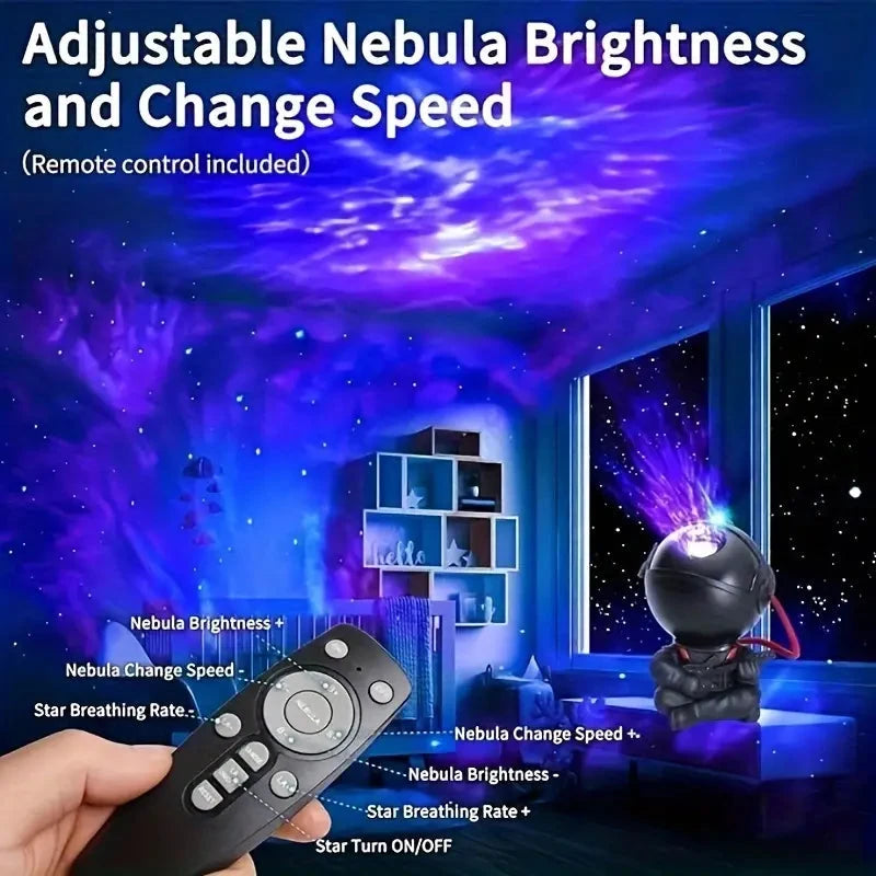 Astronaut 5" Nebula Projector - Black - Kid's Stuff Superstore