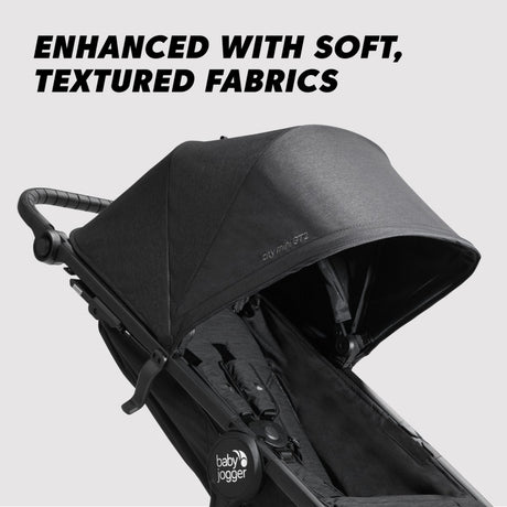 Baby Jogger City Mini GT2 + City GO 2 Travel System - Opulent Black - Kid's Stuff Superstore