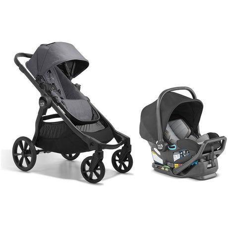 Baby Jogger City Select 2 + City GO 2 Travel System - Radiant Slate - Kid's Stuff Superstore