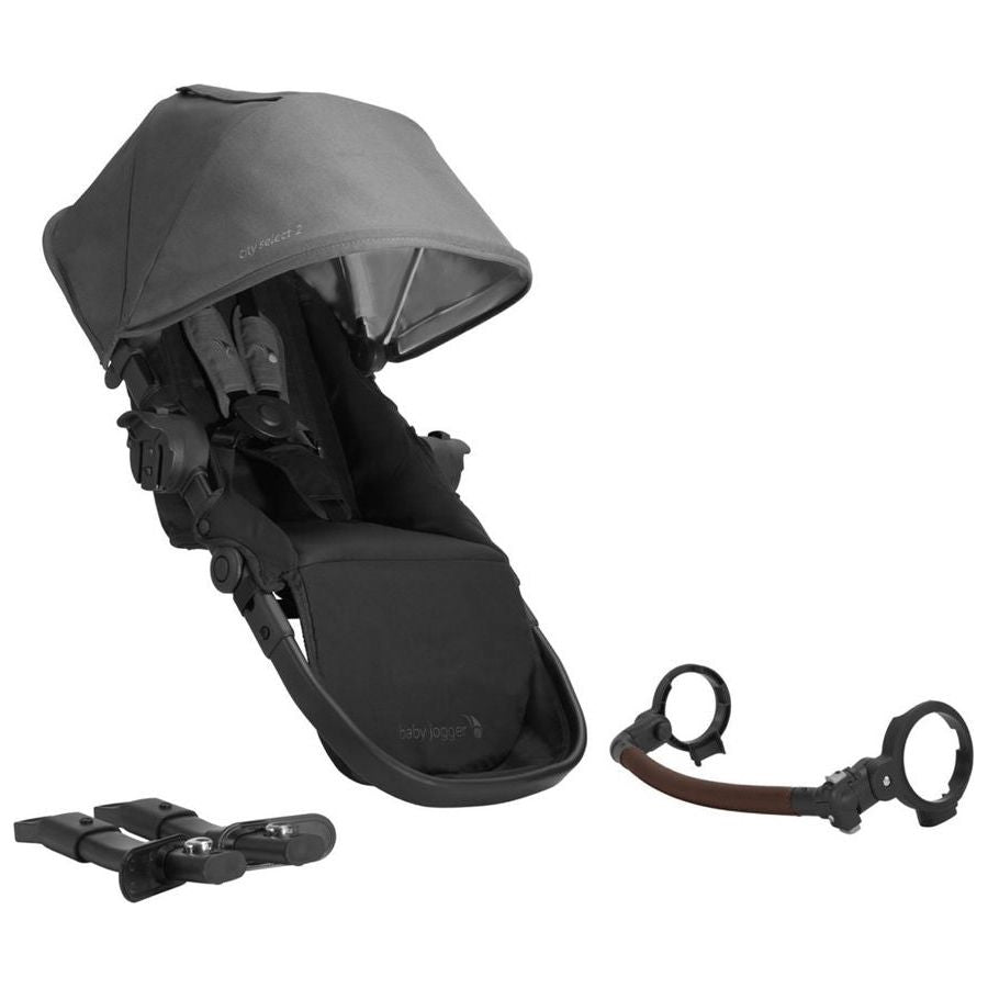 Baby Jogger City Select 2 Eco Collection Second Seat Kit - Harbor Grey - Kid's Stuff Superstore