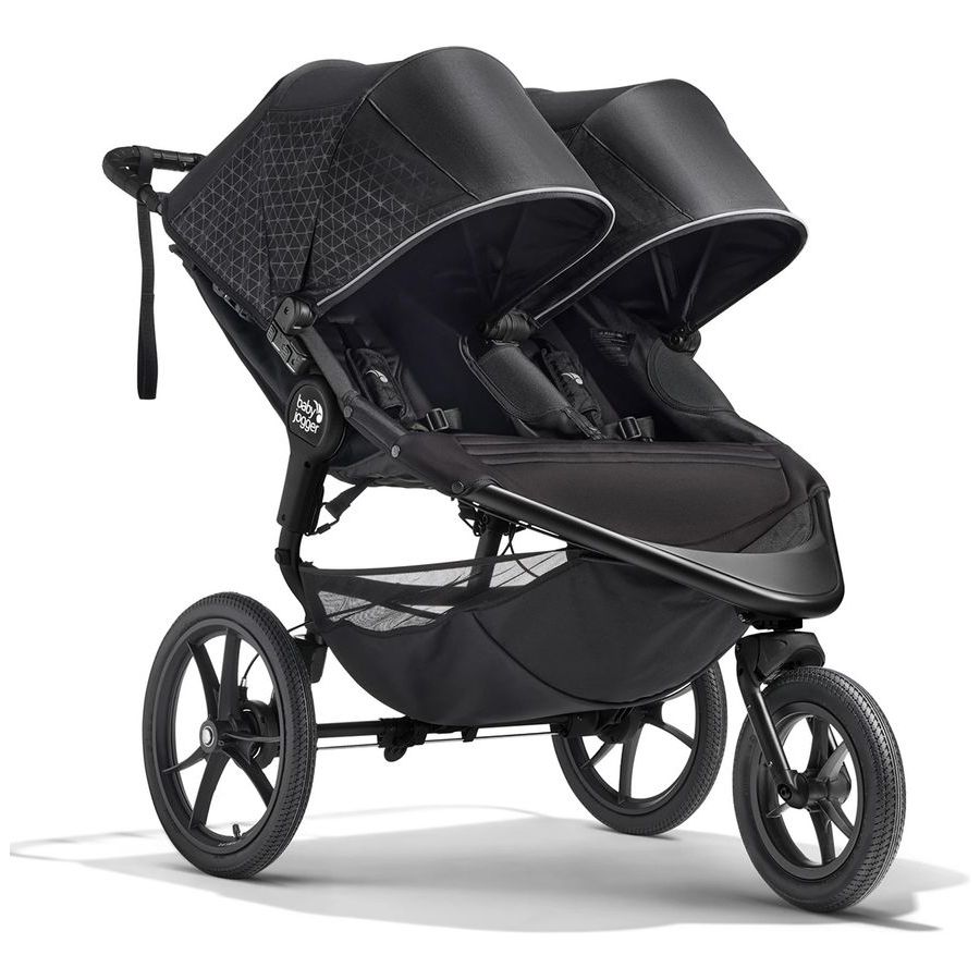 Baby Jogger Summit X3 Double Jogging Stroller - Midnight Black - Kid's Stuff Superstore