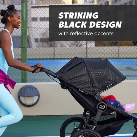 Baby Jogger Summit X3 Double Jogging Stroller - Midnight Black - Kid's Stuff Superstore
