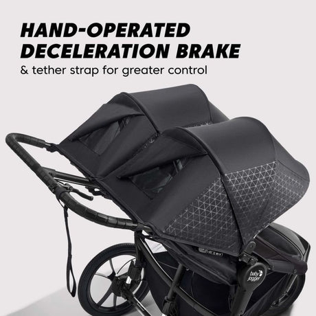 Baby Jogger Summit X3 Double Jogging Stroller - Midnight Black - Kid's Stuff Superstore