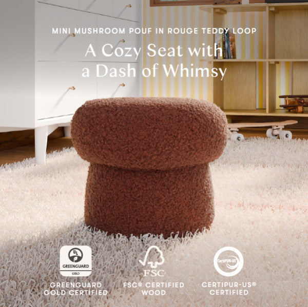 Babyletto Mini Mushroom Pouf - Kid's Stuff Superstore