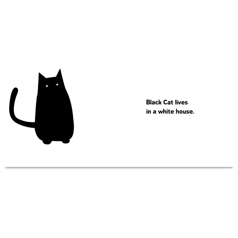 Board Book - Black Cat & White Cat - Kid's Stuff Superstore