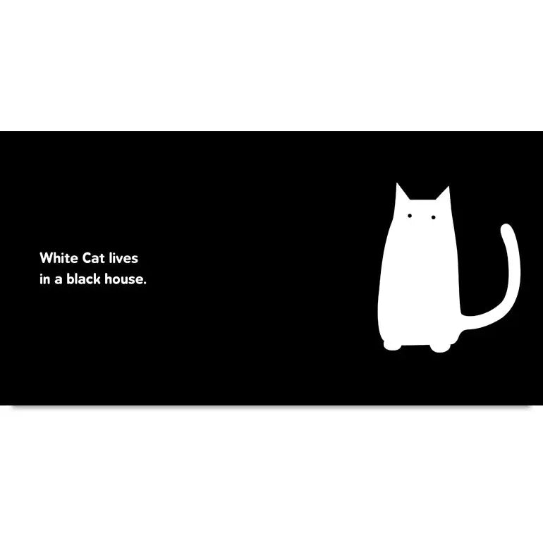 Board Book - Black Cat & White Cat - Kid's Stuff Superstore