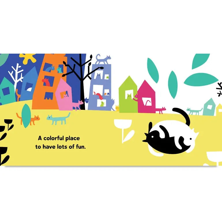 Board Book - Black Cat & White Cat - Kid's Stuff Superstore