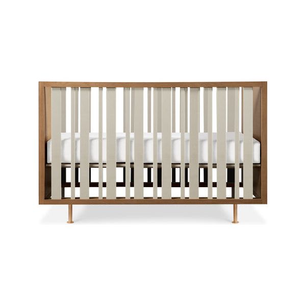 Novella Crib - Stained Ash / Ivory - Kid's Stuff Superstore