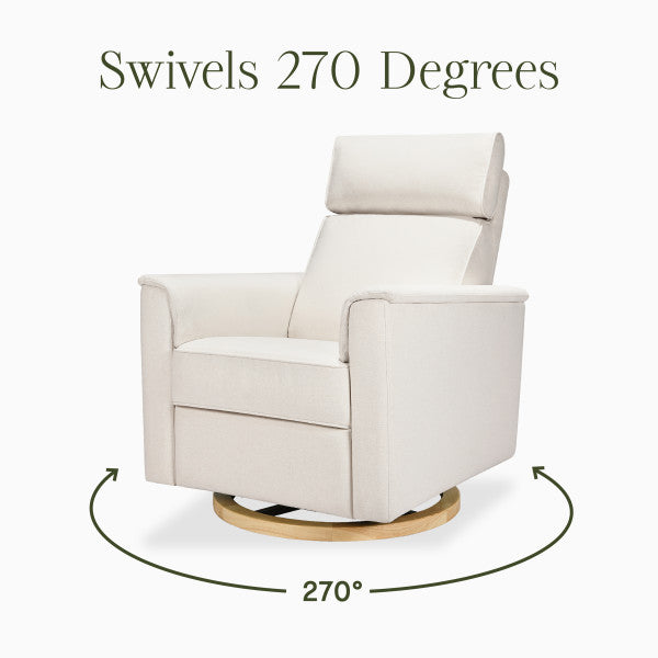 Monogram by Namesake Willa Plus Power Glider Recliner w/ Power Headrest - Kid's Stuff Superstore