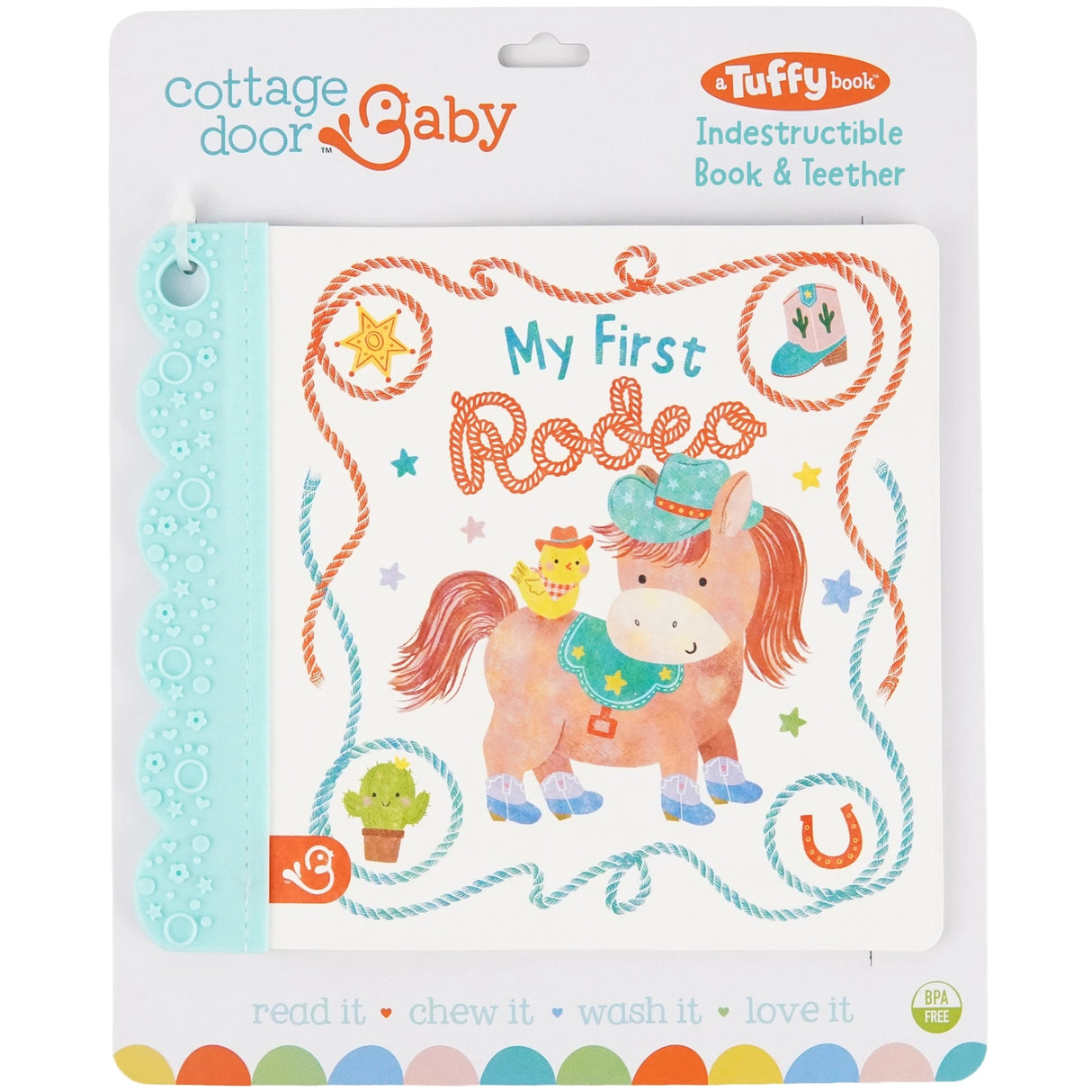 Tuffy Indestructible Chewable Teething Book