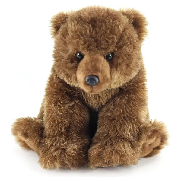 The Petting Zoo Wild Onez Grizzly Bear - 12 in - Kid's Stuff Superstore