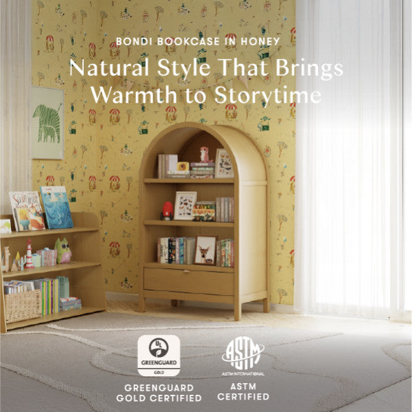 Babyletto Bondi Bookcase - Honey - Kid's Stuff Superstore
