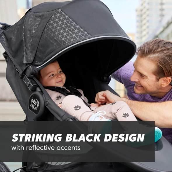 Baby Jogger Summit X3 Jogging Stroller - Midnight Black - Kid's Stuff Superstore