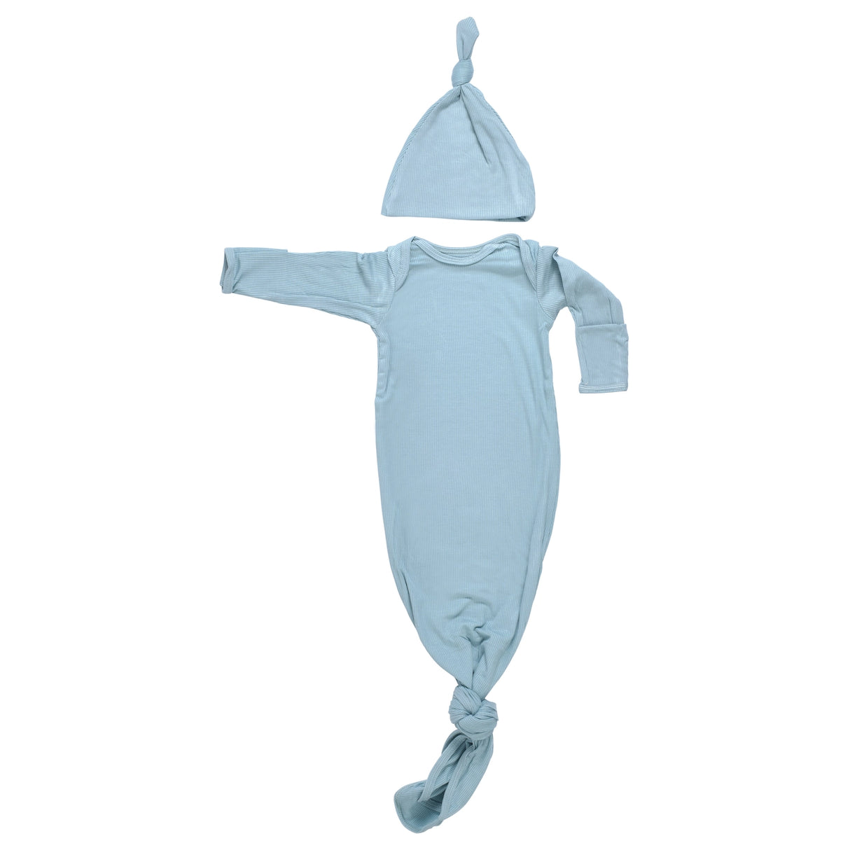 Three Little Tots Knotted Gown + Hat - Kid's Stuff Superstore