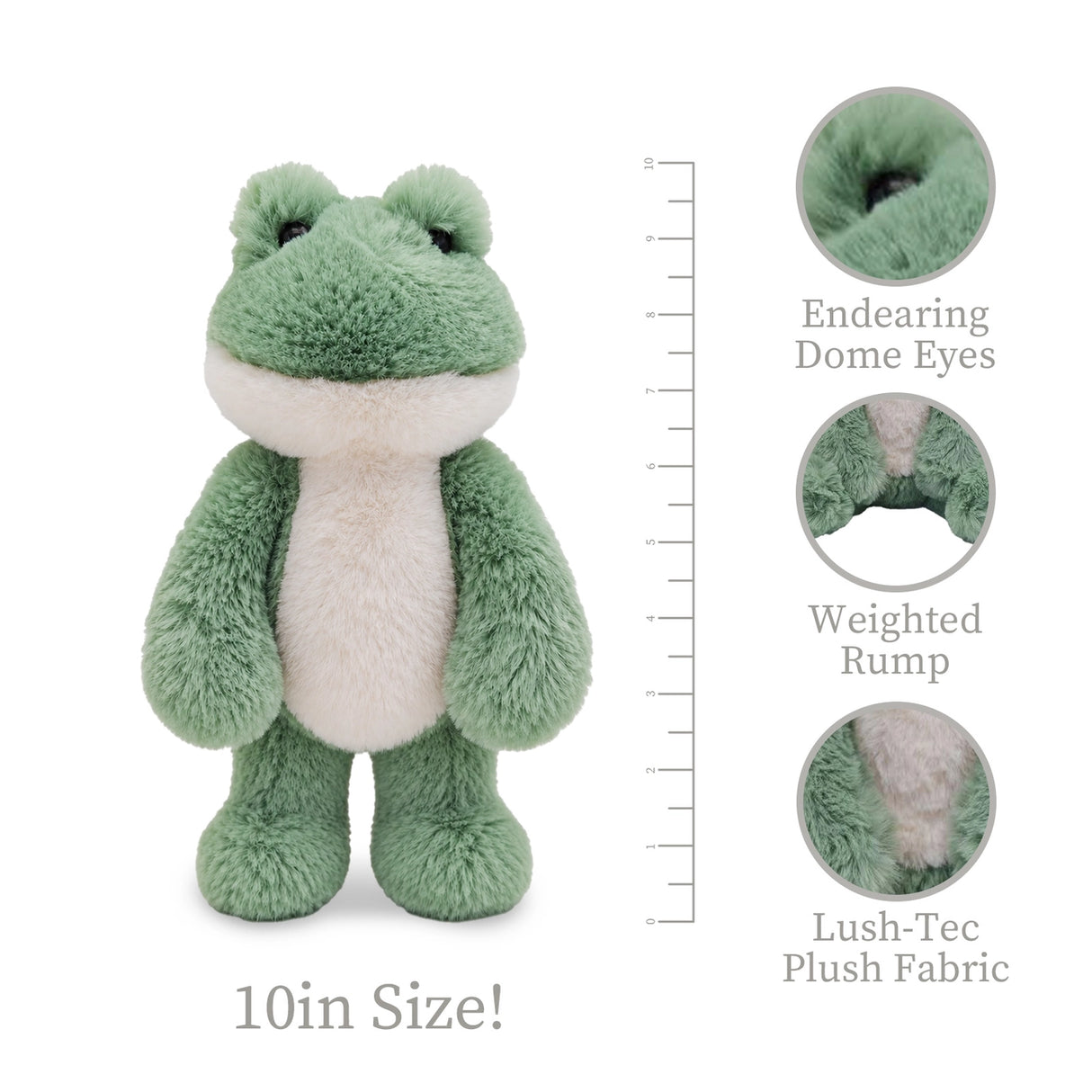 World's Softest Lushee 10" - Fern Froggy