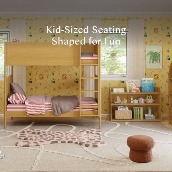 Babyletto Mini Mushroom Pouf - Kid's Stuff Superstore