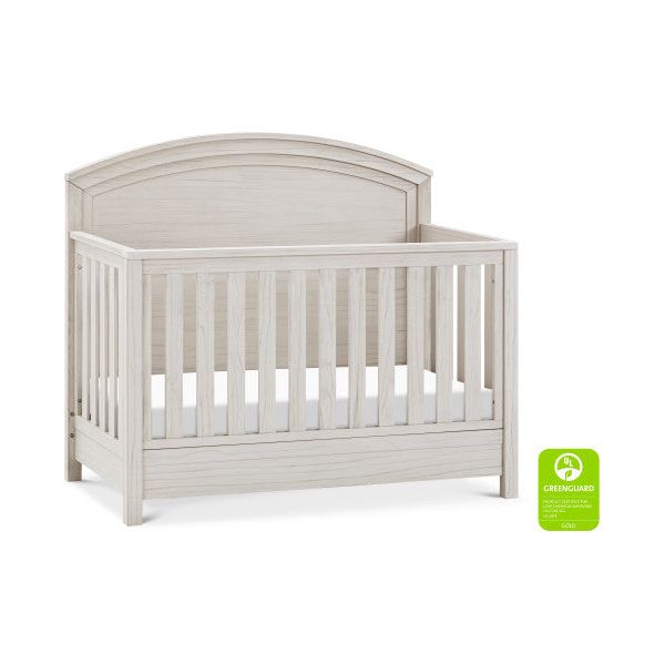 Monogram by Namesake Hemsted 4-in-1 Convertible Crib - White Driftwood - Kid's Stuff Superstore