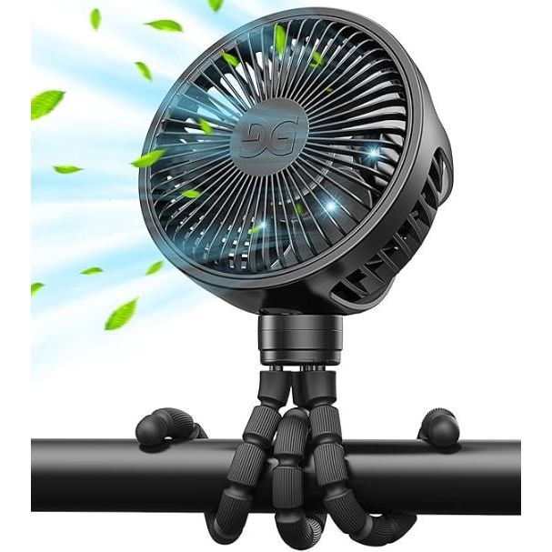 Multi-Purpose Stroller Fan- Rechargeable - Kid's Stuff Superstore