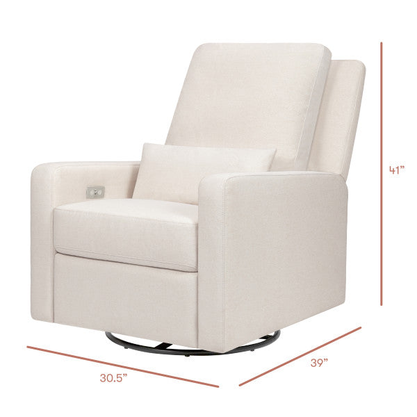 Babyletto Sigi Glider Recliner w/ Electronic Control and USB