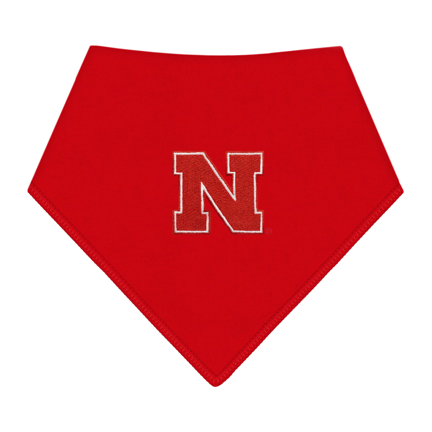 Nebraska Husker Bandana Bib - Kid's Stuff Superstore