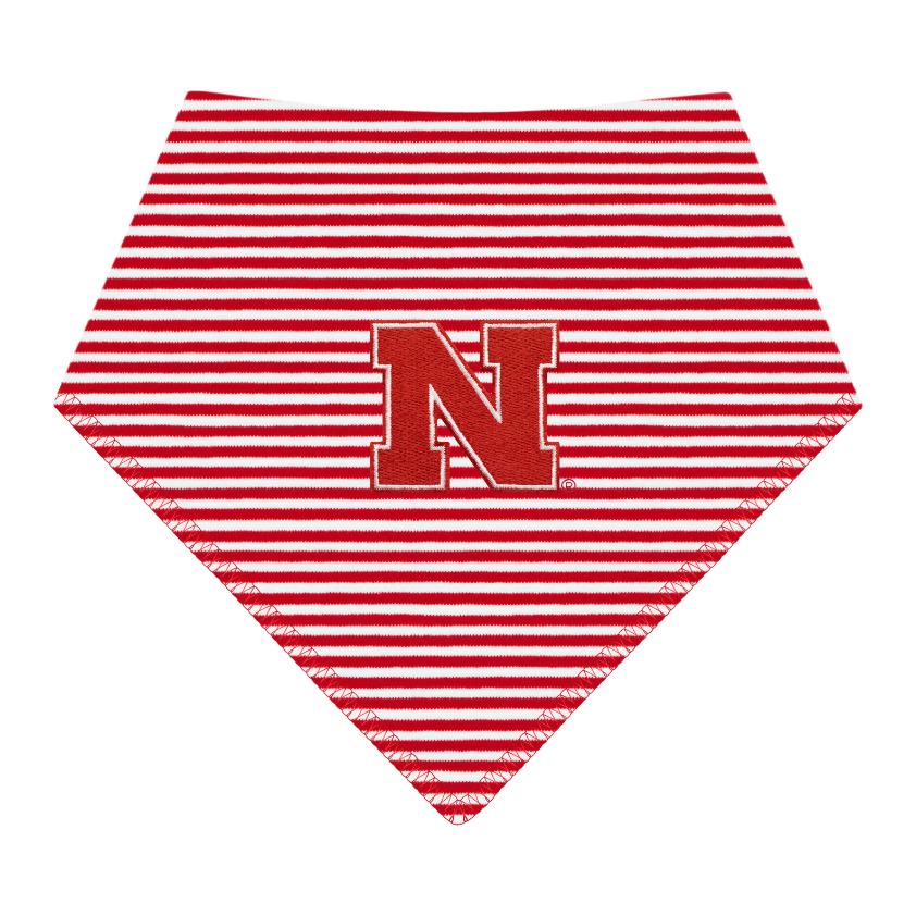 Nebraska Husker Bandana Bib - Kid's Stuff Superstore