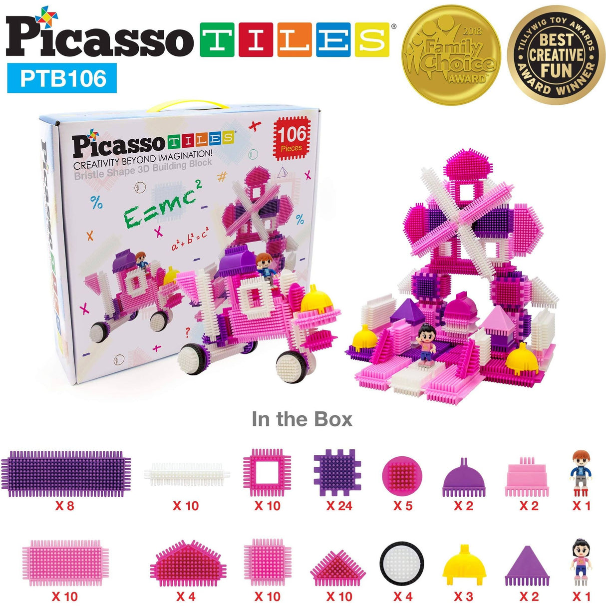 Picasso Toys Bristle Blocks - Castle - Kid's Stuff Superstore