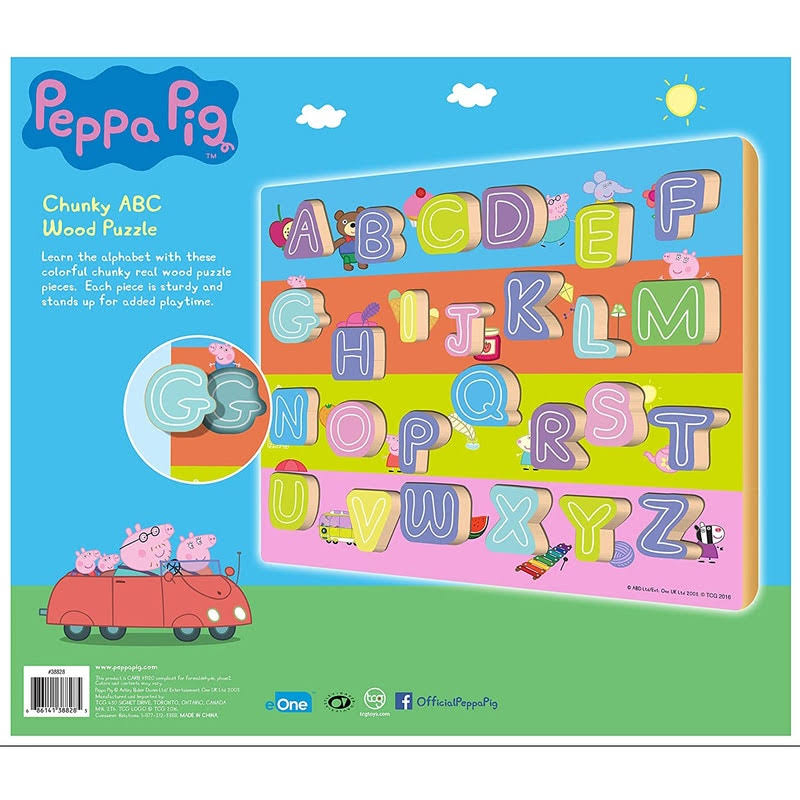 Peppa Pig Wooden Block Puzzle - Kid's Stuff Superstore