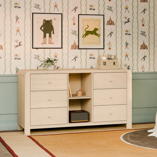 Babyletto TipToe 6-Drawer Dresser with Cubbies - Kid's Stuff Superstore