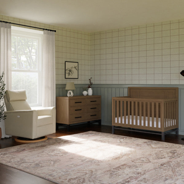 Monogram by Namesake Willa Plus Power Glider Recliner w/ Power Headrest - Kid's Stuff Superstore