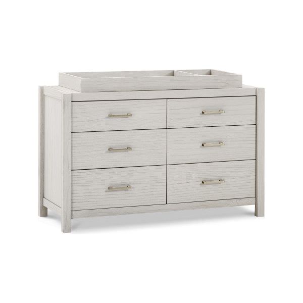 Monogram by Namesake Hemsted 6-Drawer Assembled Dresser - White Driftwood - Kid's Stuff Superstore