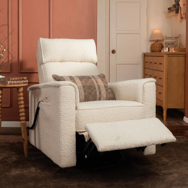 Namesake Willa Deluxe Power Recliner and Swivel Glider with Heat and Massage - Kid's Stuff Superstore