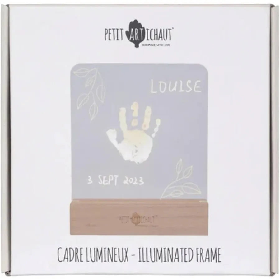 Petit Artichaut Illuminated Frame Light-Up Handprint Keepsake