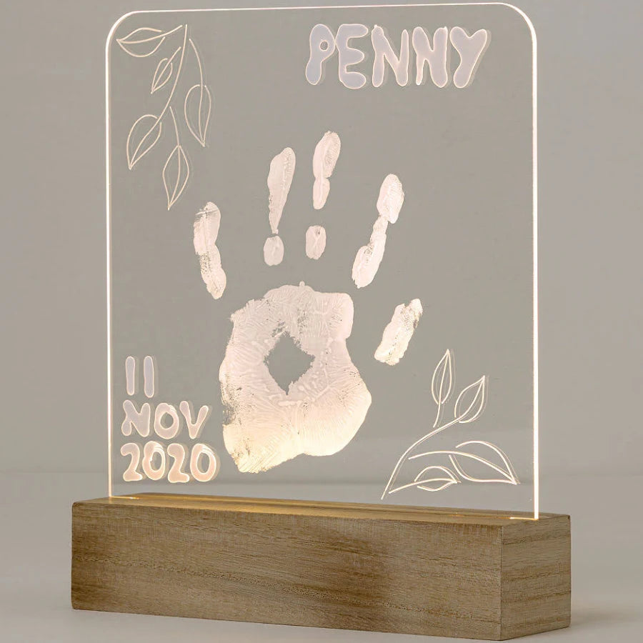 Petit Artichaut Illuminated Frame Light-Up Handprint Keepsake
