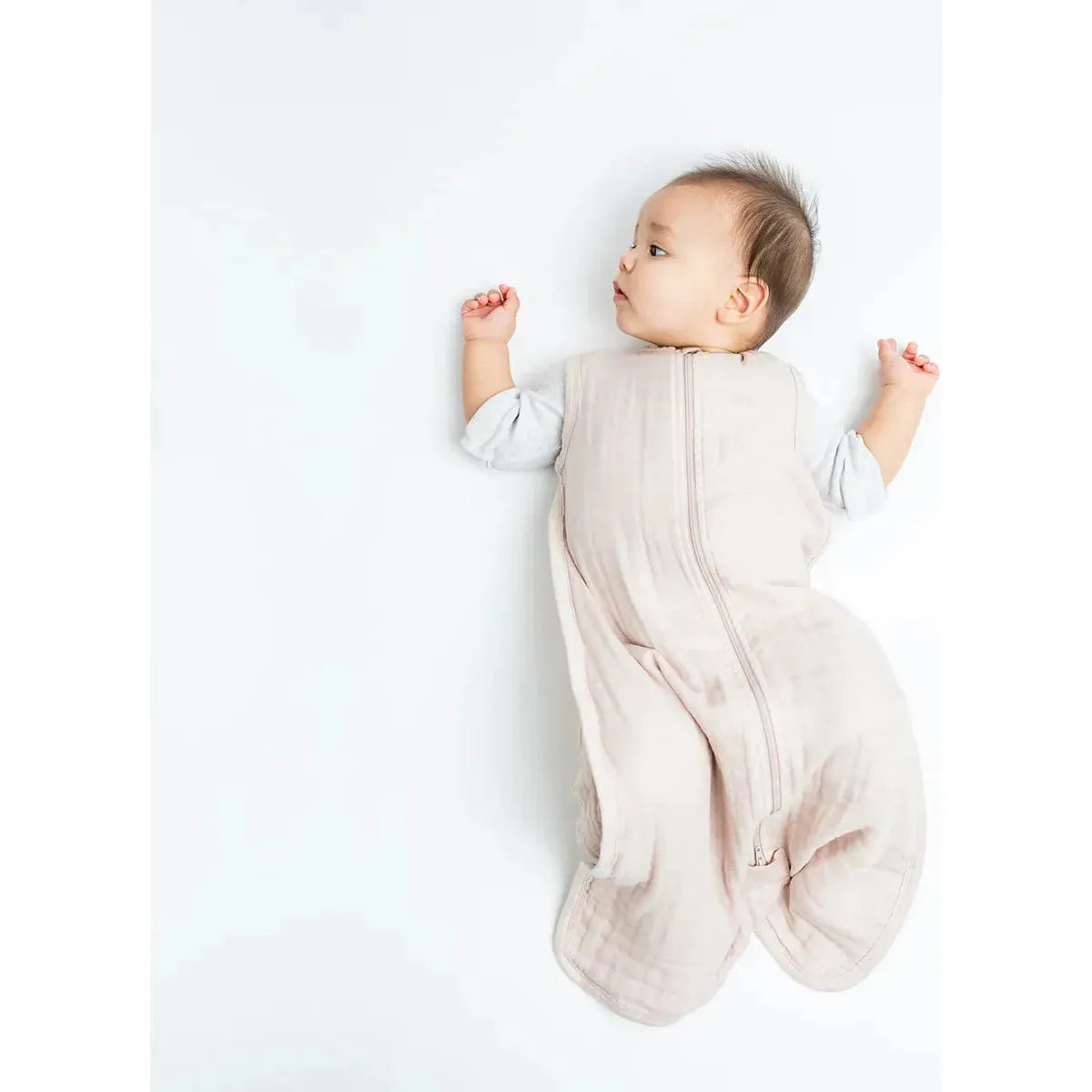 Lulujo Muslin Sleep Sack - Sand (Small) - Kid's Stuff Superstore