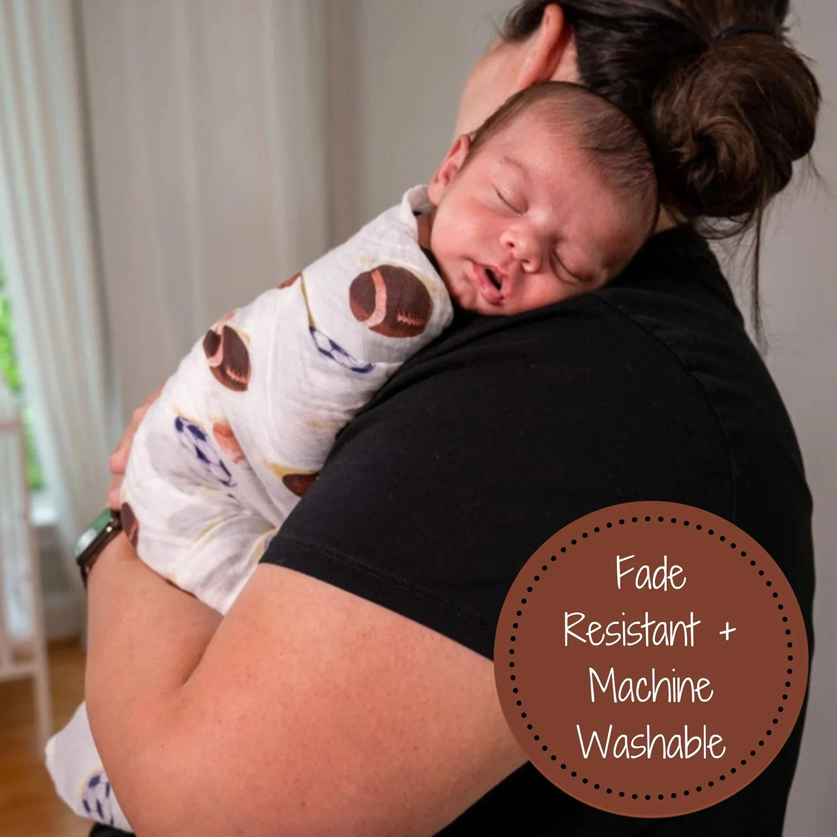 LollyBanks Muslin Swaddle Blanket - Sports - Kid's Stuff Superstore