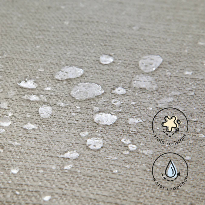 DaVinci Ethan Swivel Recliner - Performance Grey Linen - Kid's Stuff Superstore