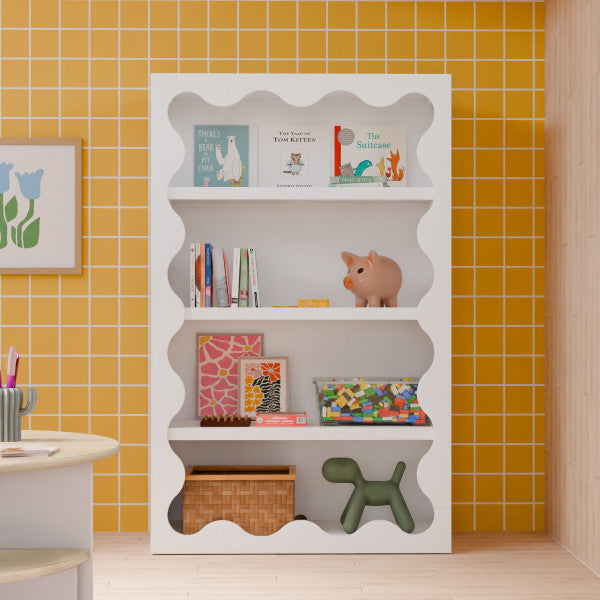 Babyletto Lido Wave Bookcase - Kid's Stuff Superstore