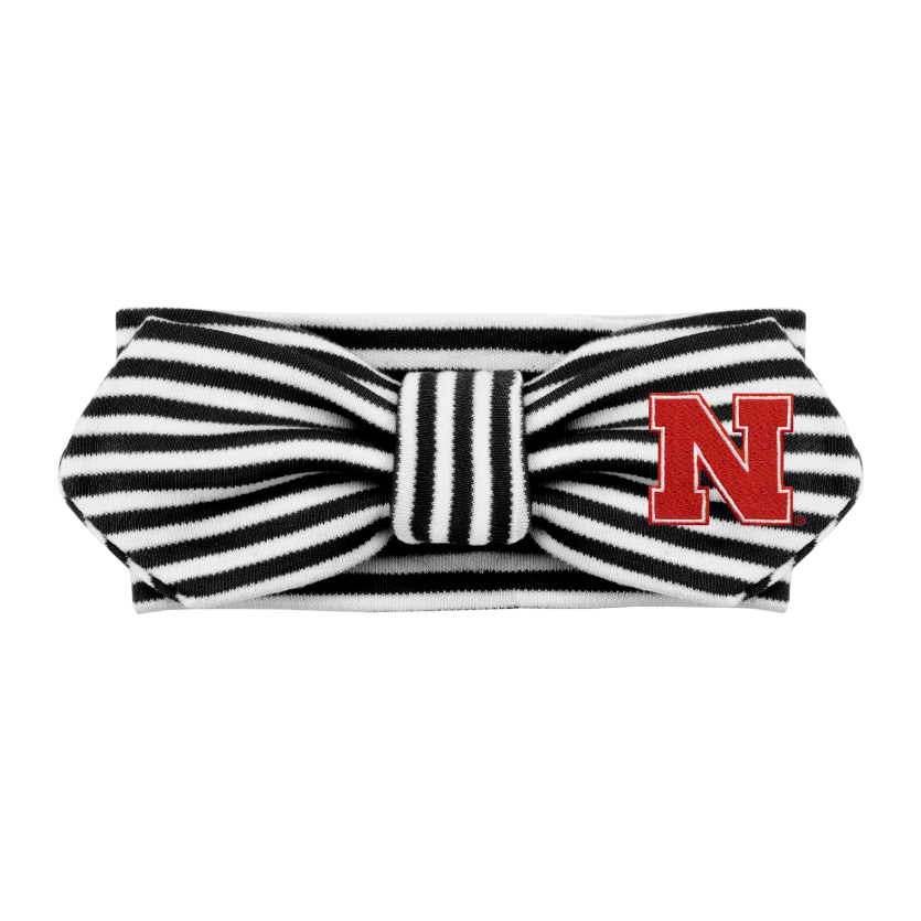 Nebraska Husker Striped Headband - Kid's Stuff Superstore
