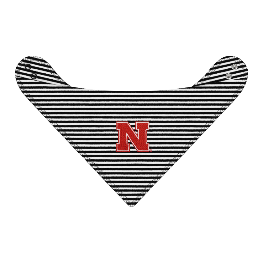 Nebraska Husker Bandana Bib - Kid's Stuff Superstore