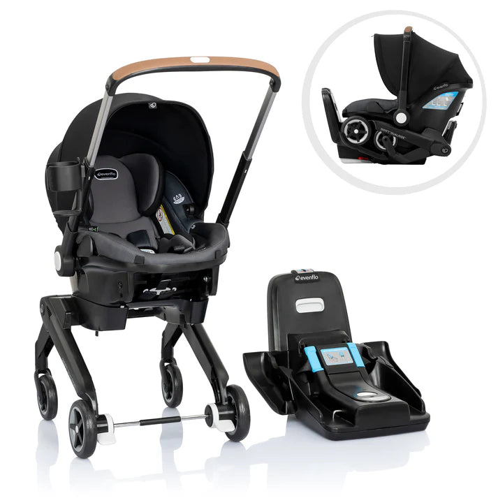 Evenflo Shyft DualRide Infant Car Seat Stroller Combo with Carryall Storage - Kid's Stuff Superstore