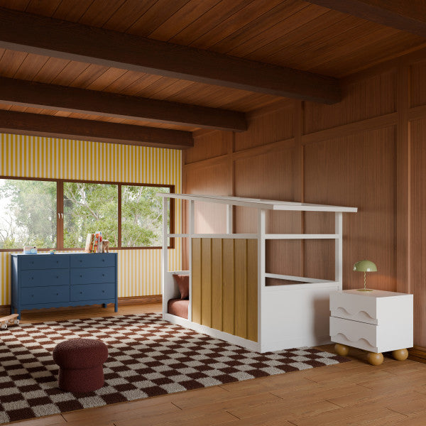 Babyletto Palma Mid-Century House Twin Bed - Kid's Stuff Superstore