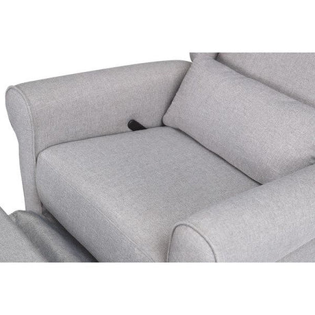 Hayden Recliner and Swivel Glider - Misty Grey - Kid's Stuff Superstore