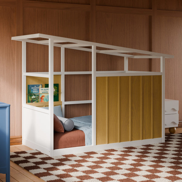 Babyletto Palma Mid-Century House Twin Bed - Kid's Stuff Superstore