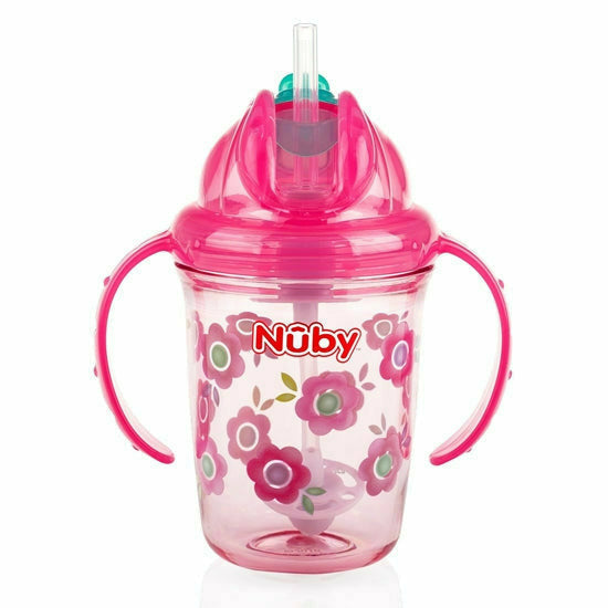 Nuby 360 Flip N' Sip Weighted Straw Cup - Kid's Stuff Superstore